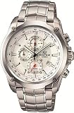 Men's Stainless Steel Edifice White Dial