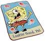 Spongebob Blanket Luxury Plush "Lookin' Good, Pal"