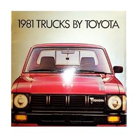1981 TOYOTA TRUCK Sales Brochure Literature Book