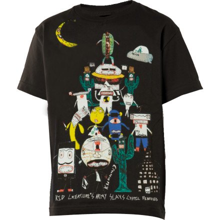 Volcom Kid Creatures Army FA T-Shirt - Short-Sleeve 