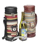Picnic Gift 2021 Red Stripe Copa Insulated Single Bottle Carrier