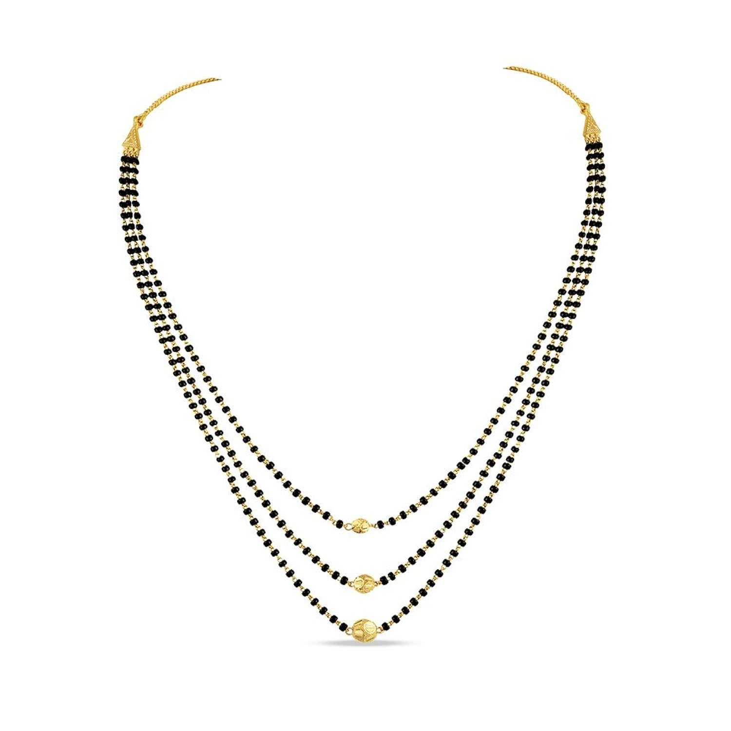 9 Best Designs of 22k Gold Mangalsutra for Brides Styles At Life