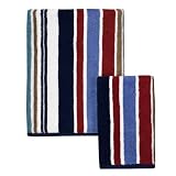 Home Crew Stripe Bath Towel - Multicolor (30x50)&nbsp;