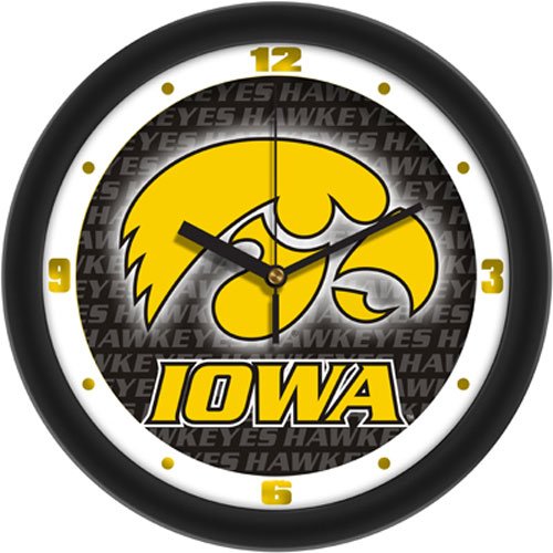 Iowa Hawkeyes NCAA 12In Wall Clock