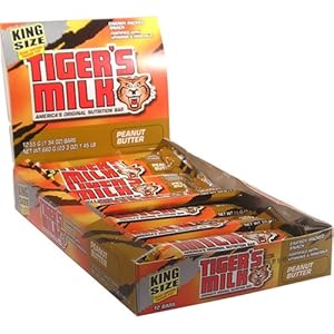 King Size Tiger's Milk Bar Protein Rich Box of 12