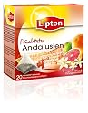 Lipton Früchtetee Andalusien, mit Orangen und Zitronen (Pyramide -Teebeutel), 3-er Pack (3 x 20 Teebeutel)