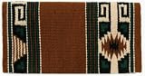 Mayatex Saddle Blanket - Laramie - CHOC/HGRN/SAN/BLK