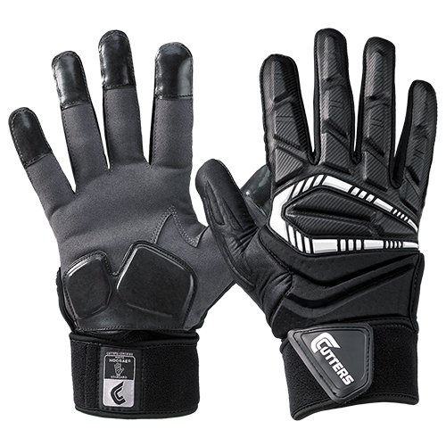 Cutters Force Lineman Gloves, Black, Adult X-Large