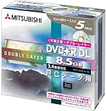 三菱化学 DTR85Y5 DVD+R 片面2層8.5GB 5枚パック