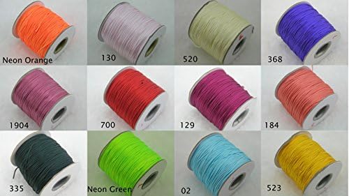 1 Rolls/80 Yards Eco-friendly Royal Blue Color 1.0mm Satin Silk/rattail Cord/trim Chinese Knot Kumihimo Macrame