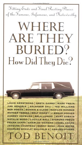 City Travel Guides Discounted  Books : Where are They Buried? How Did They Die?: Fitting Ends and Final Resting Places of the Famous, Infamous and Noteworthy