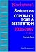 Blackstone's Statutes on Contract, Tort and Restitution 2006-2007 (Blackstone's Statute Book S.) by  ISBN 0199288178