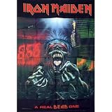 Iron Maiden Dead One Fabric Tapestry Wall Hanging by Old Glory