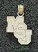 Anderson Jewelry Mississippi State Bulldogs Gold Charm