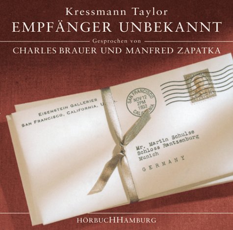 Produkt-Bild: Empf&auml;nger unbekannt, 1 Audio-CD