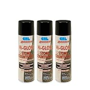 Somaca Hi-Gloss Stone Countertop Cleaner - Pack of 3 Cans