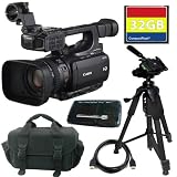 Canon XF100 Professional Camcorder with 10x HD Video lens + 32GB Deluxe Accessory Kit