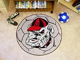 Georgia Bulldogs Bulldog 29 Round Soccer Mat