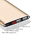 [Ultra-Slim 10000mah] Portable Phone Charger, External Battery Power bank Portable Charger Backup Pack With Powerful Dual USB Output Port for for iPhone,iPad,Samsung Galaxy,Cell Phones,Tablets.