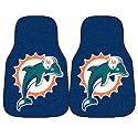FANMATS 5790 NFL - Miami Dolphins Front Car Mat - 2 Piece