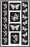 Armour Etch Over N Over Stencil, Butterflies