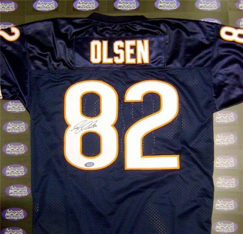 Greg Olsen Autographed/Hand Signed Football Jersey (Chicago Bears)
