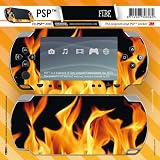 Konsolen skin Aufkleber PSP 2000 Fire
