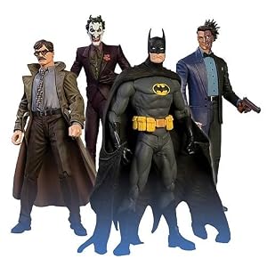 Batman DC Direct Legends of the Dark Knight 4-Figure Box Set (Batman, Two-Face, Joker and Gordon) by