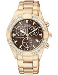 Citizen Womens FB1223-55X Regent Chronograph Eco-Drive Ladies Watch