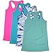 Semath Women's Stretchy Solid Color Essential Sleeveless Racerback Crop Tank Top