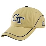 Russell Georgia Tech Yellow Jackets Gold Team Logo Slouch Flex Fit Hat
