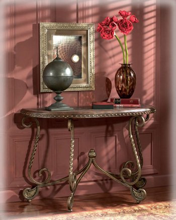 Rafferty - Traditional Dark Sofa Table