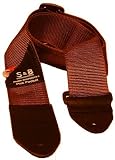 from Olympia Brown Guitar Strap Built in Pick Pocket