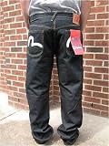 AUTHENTIC NWT $405+ EVISU Genes Jeans JE33 WH1 Size 42