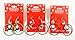 Set of 3 Pairs Rudolph, Santa Claus & Sam the Snowman Christmas Earrings
