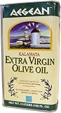 Gourmet Food : Aegean Kalamata Extra Virgin Olive Oil (Greek) 3 liter can