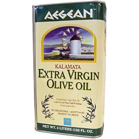 Aegean Kalamata Extra Virgin Olive Oil (Greek) 3 liter can