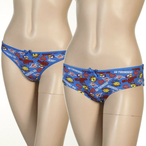 NBA Oklahoma City Thunder Ladies 2-Piece Underwear Set - Royal Blue (Small) at Amazon.com