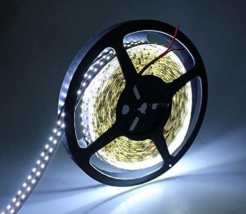 Kitop 240led/M 3528 Led Strip Double Row 5M 1200led Flexible Ribbon DC12V white Non-Waterproof HomeIndoor Light
