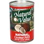 Natural Value Coconut Milk, 14-Ounce Containers (Pack of 12)