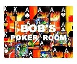 BOB'S POKER ROOM SIGN POKER ABSTRACT ART ARTS PAINTING DECOR WPT WSOP POPULAR CASINO LAS VEGAS