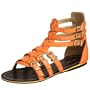 Miss Me Women's Kiki-1 Gladiator Sandal,Orange,8.5 M
