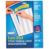 Avery : Easy Peel Return Address Labels for Inkjet Printer, 1/2 x 1-3/4, White, 2,000/PK -:- Sold as 1 PK