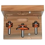 CMT 800.521.11 3-Piece Ogee Raised Panel 1/2-Inch Shank Router Bit Set
