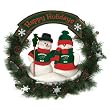 Minnesota Wild 22" Snowman Christmas Wreath - NHL Hockey