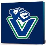 NHL Vancouver Canucks Johnny V Dark Logo Canvas Print (20 x 20)