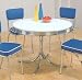 Kitchen & Housewares : 50's Retro Nostalgic Style Chrome Plated Round Dining Table