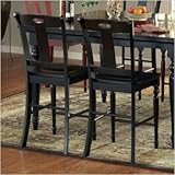 Barbados Counter Height Dining Chair in Rich Chocolate [Set of 2]