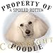 poodle19  - Cream Poodle Mousepad Dog Mouse Pad Property Of