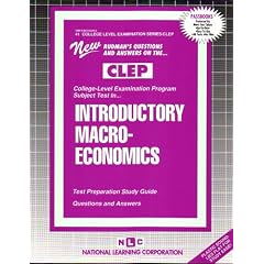 CLEP Introductory Macro-Economics (College-Level Examination Program)
